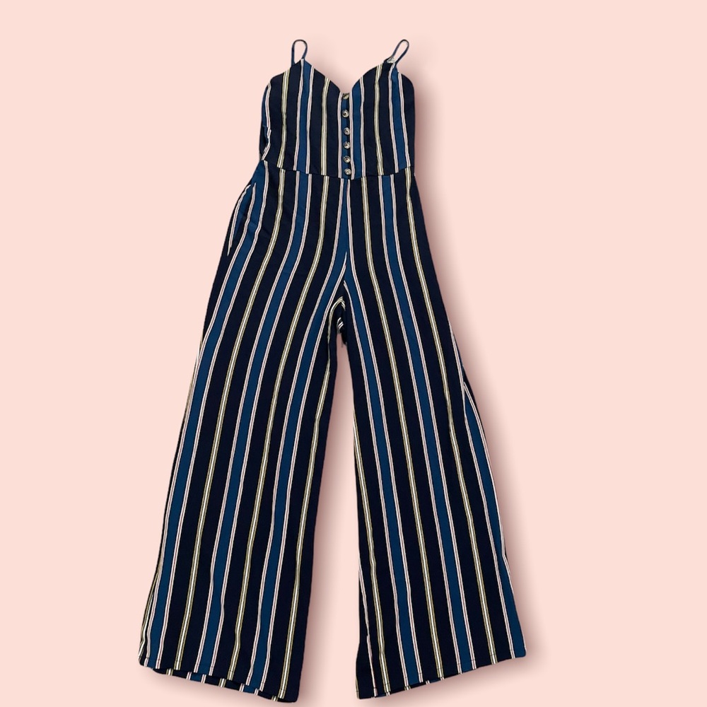 Striped romper